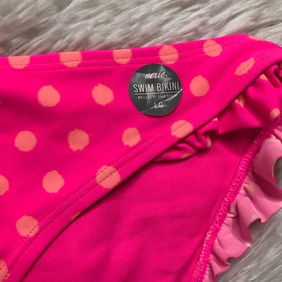 🎉5 for $25🎉 Aerie Swim Bikini Bottoms Pink - Picture 2 of 4